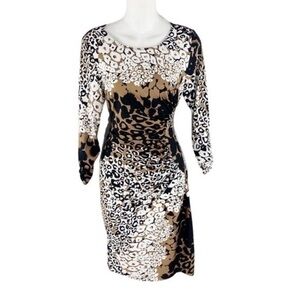 AA Studio leopard print jersey dress S23